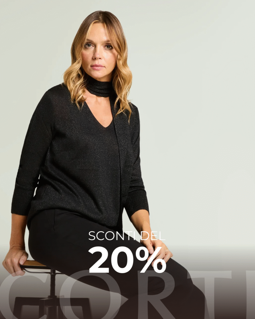 Sabato 4 ottobre e domenica 5 ottobre scopri le nuove collezioni Autunno/Inverno donna con uno sconto speciale del 20%.
